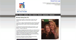 Desktop Screenshot of bruneaufamilycare.com