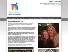 Tablet Screenshot of bruneaufamilycare.com